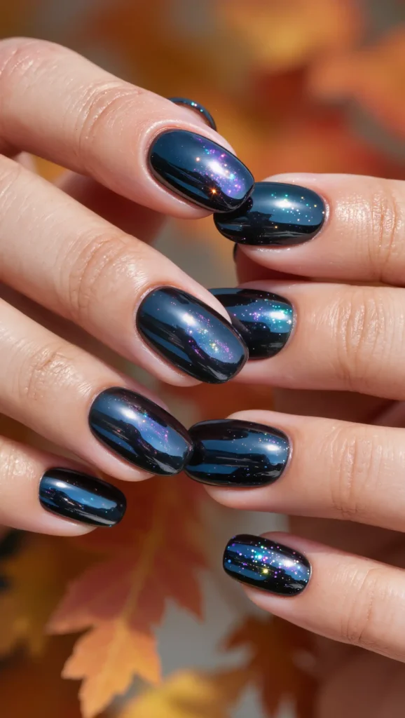 Midnight Party Nails