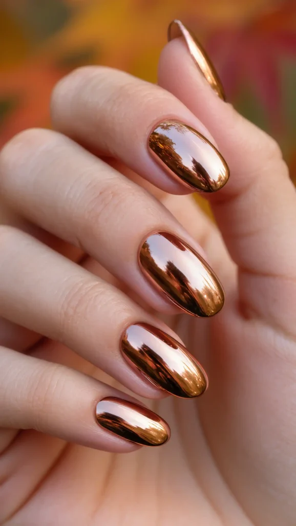 Molten Copper Mirror Nails
