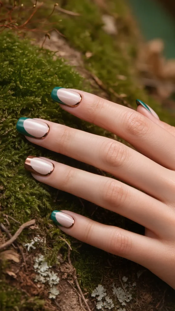 Moss Green & Bronze