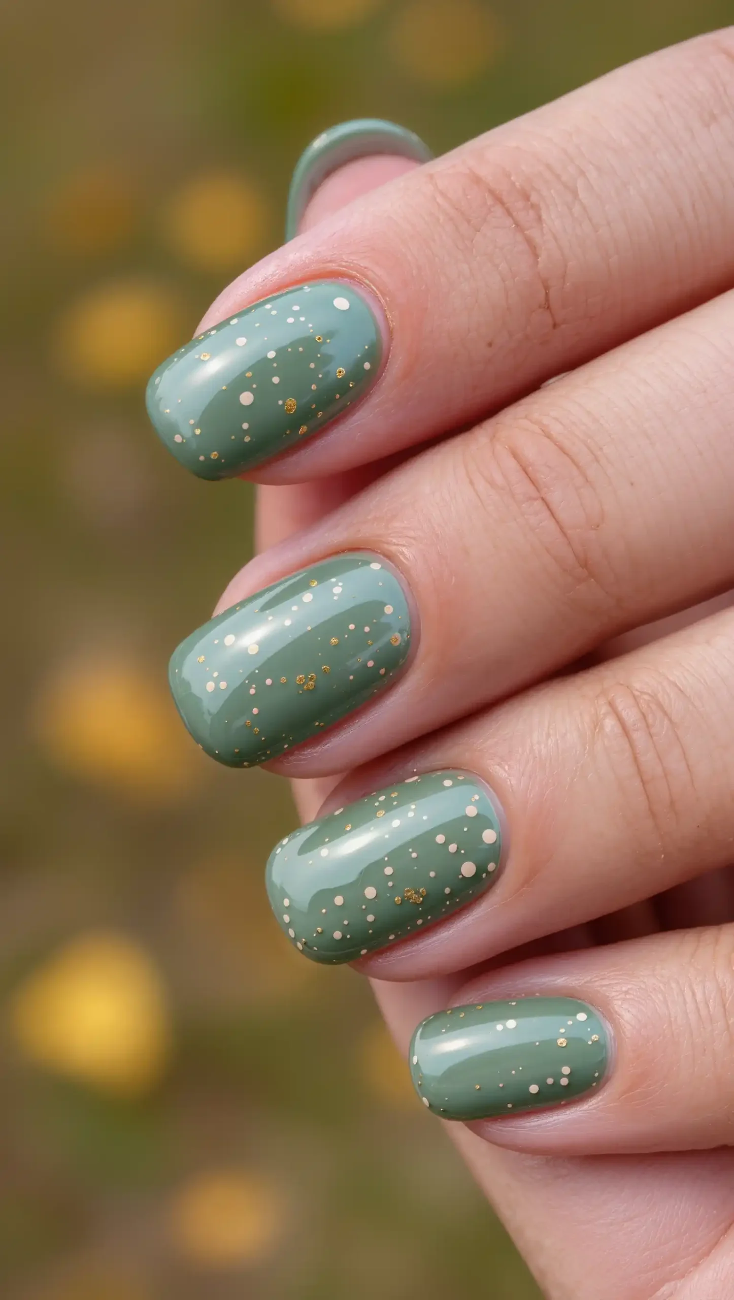 Moss Meadow Nails