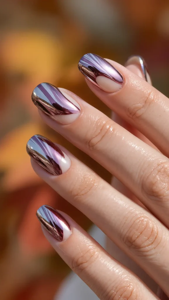 Mulberry Chrome Swirls