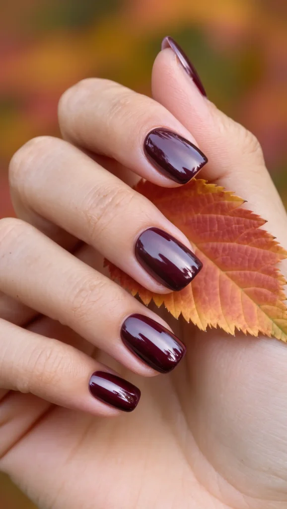 Mulberry Reflective Nails