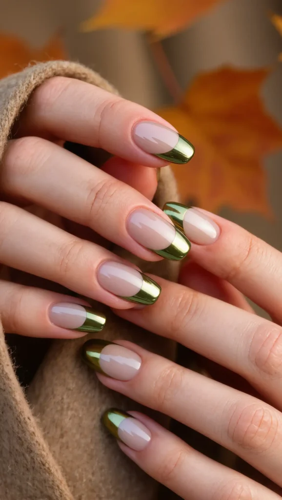 Olive Metallic Tips