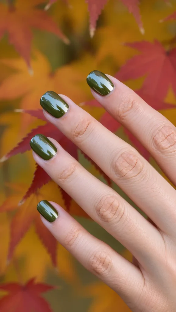 Olive Mirror Chrome