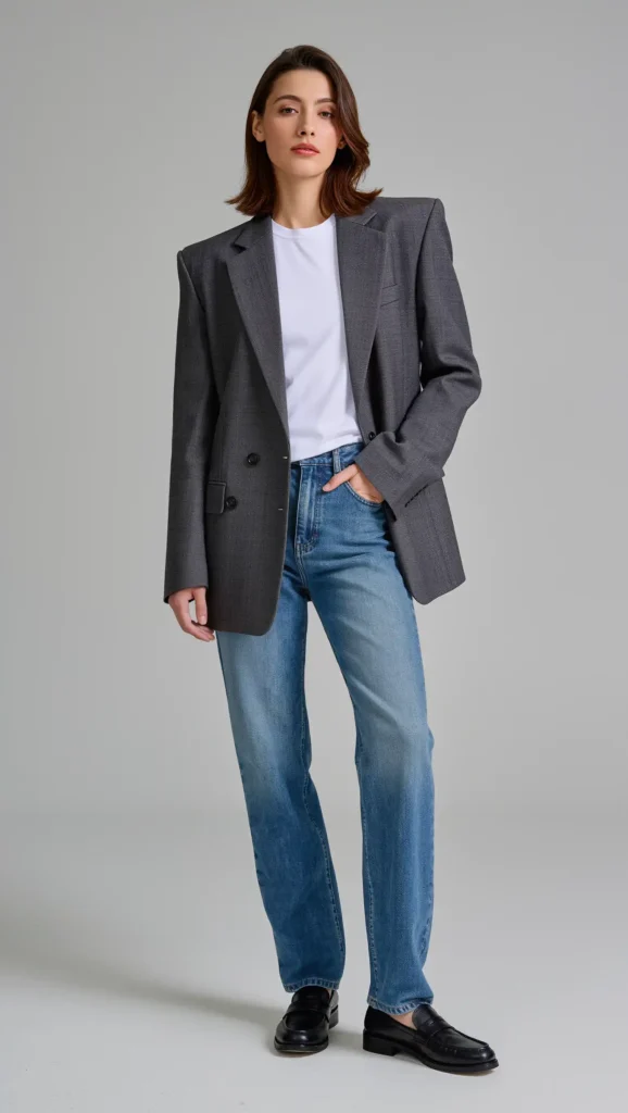 24 Cozy Fall Outfit Ideas 2026: Effortlessly Chic Looks to Wear All Season 8 Oversized Blazer & Relaxed Jeans