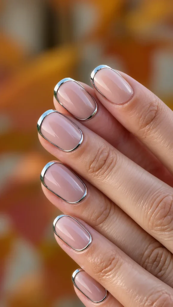 Pewter Outline Nails