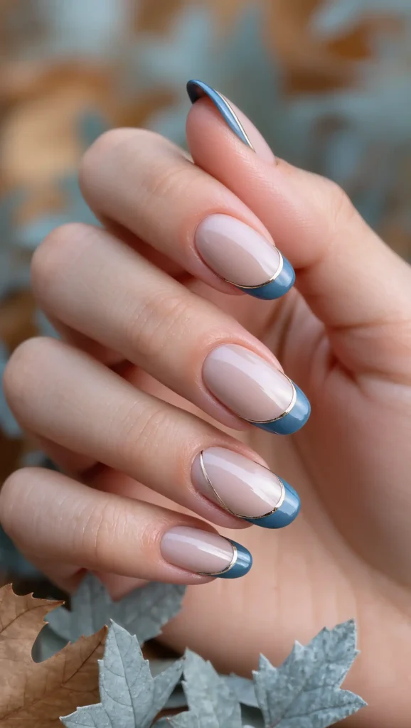 Slate Blue & Platinum