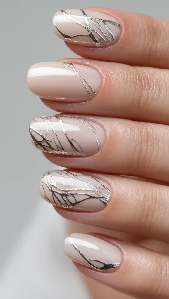 Soft Silver Veins