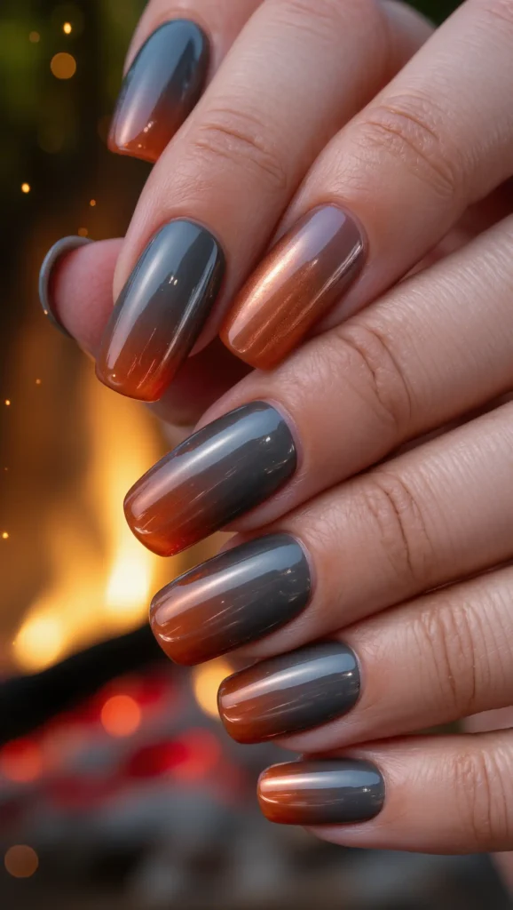 Twilight Bonfire Nails