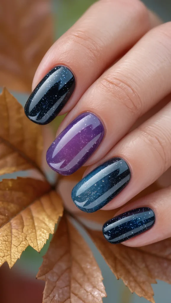 Twilight Galaxy Nails