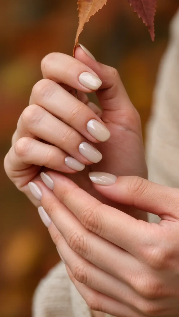 Warm Linen Nails