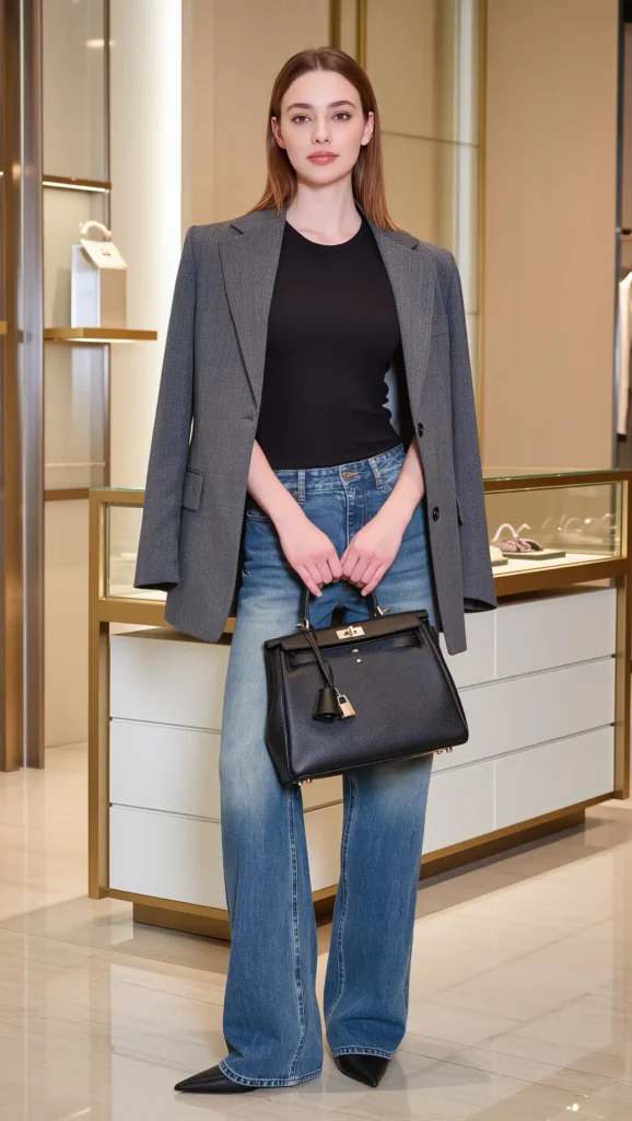 25 Fall Baddie Outfit Ideas 2026: Bold, Trendy & Main-Character Approved 20 Baggy Jeans + Pointed Heels