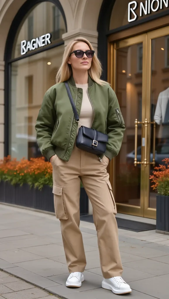 Bomber Jacket + Cargo Pants