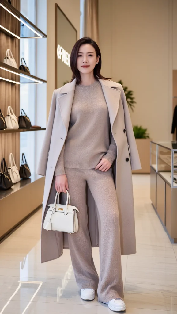 25 Fall Korean Outfit Ideas 2026: Cute, Chic & Effortlessly Trendy Looks 29 Matching Knit Set + Sneakers