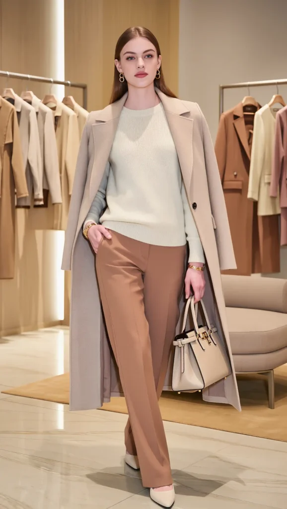 Monochrome Beige Look