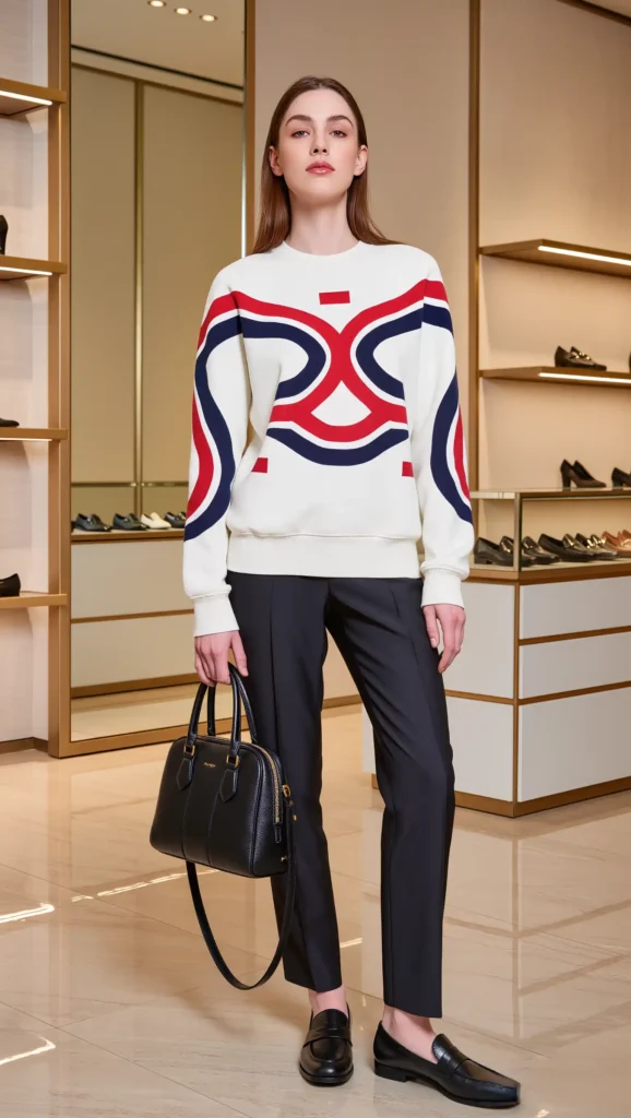 24 Unique Fashion Looks That Feel Fresh in 2026 24 Tailored Trousers With a Graphic Sweatshirt