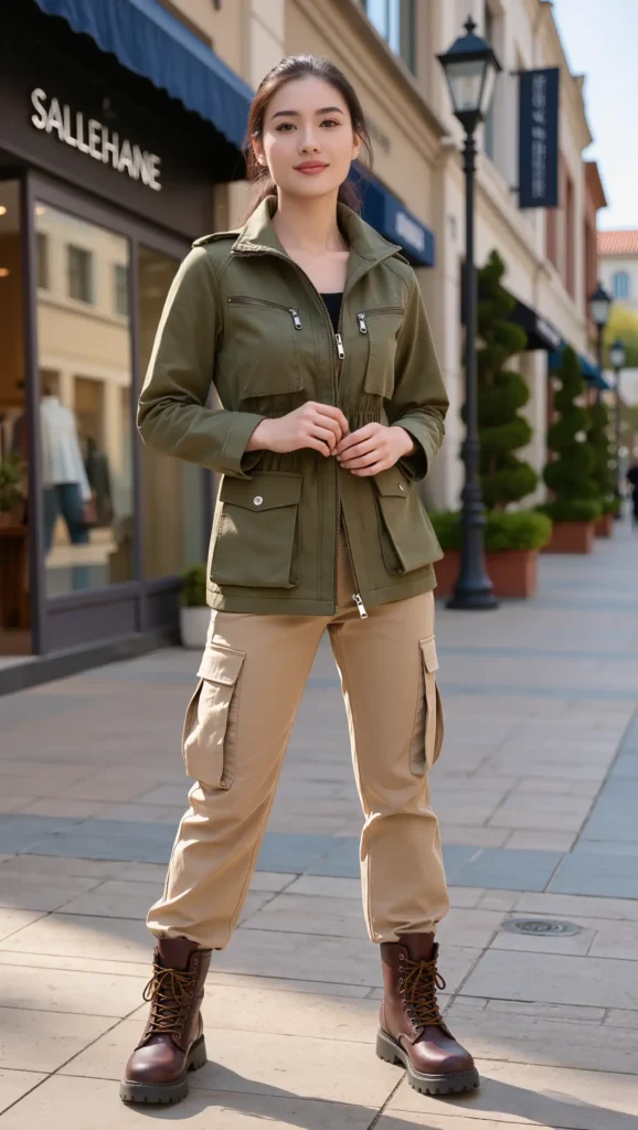 Utility Jacket & Hiking Boots