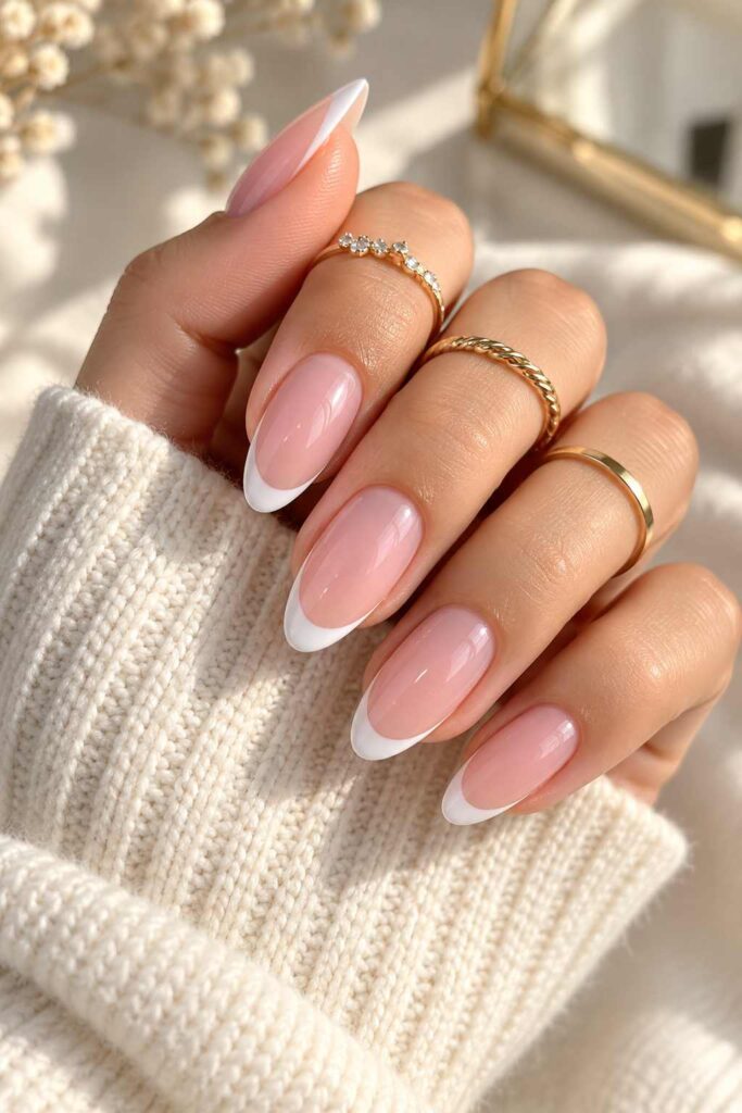 Almond French Tips