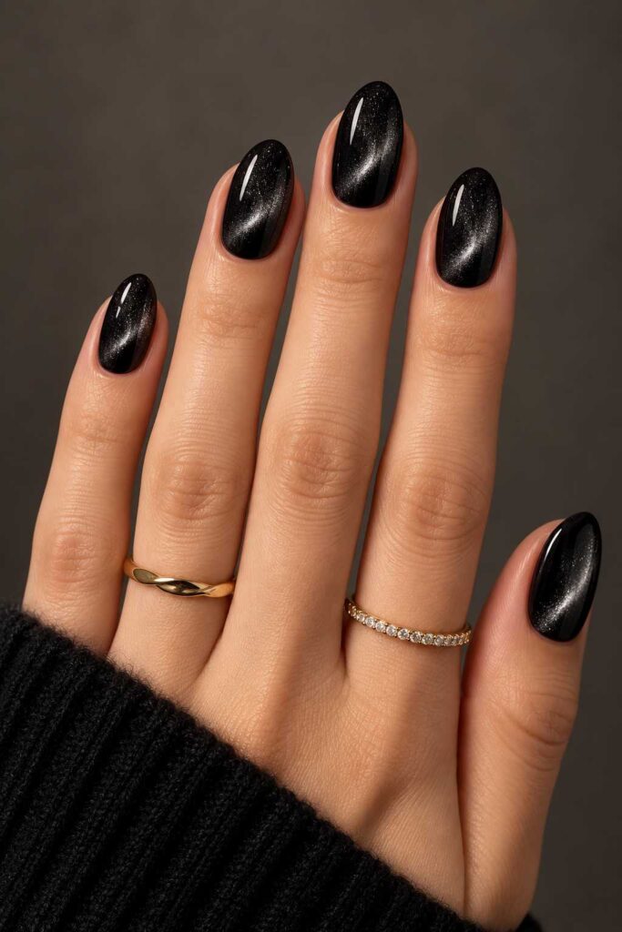 Black Velvet Nails