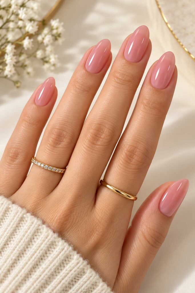 Blush Pink Nails