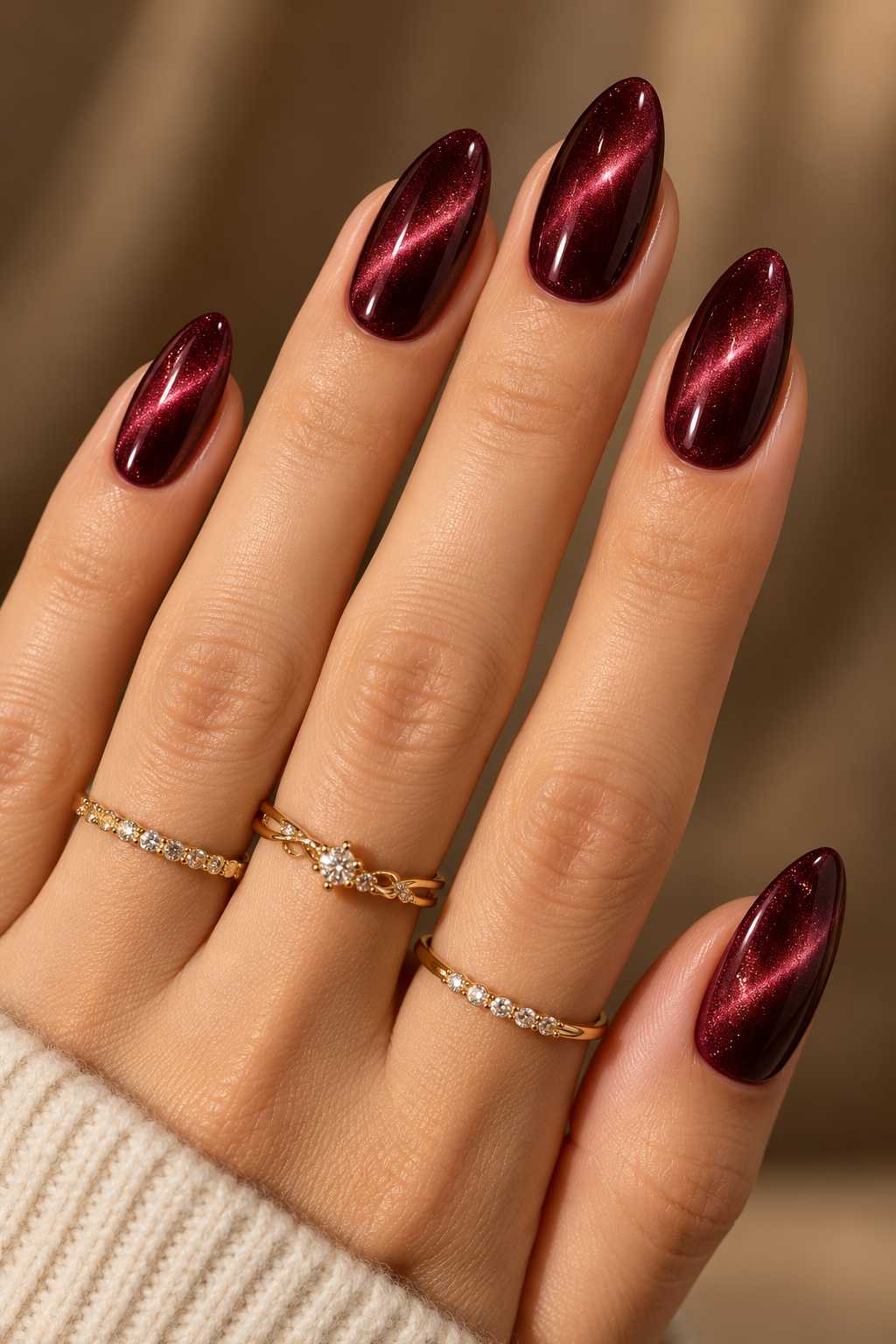 Cat-Eye Gel Nails