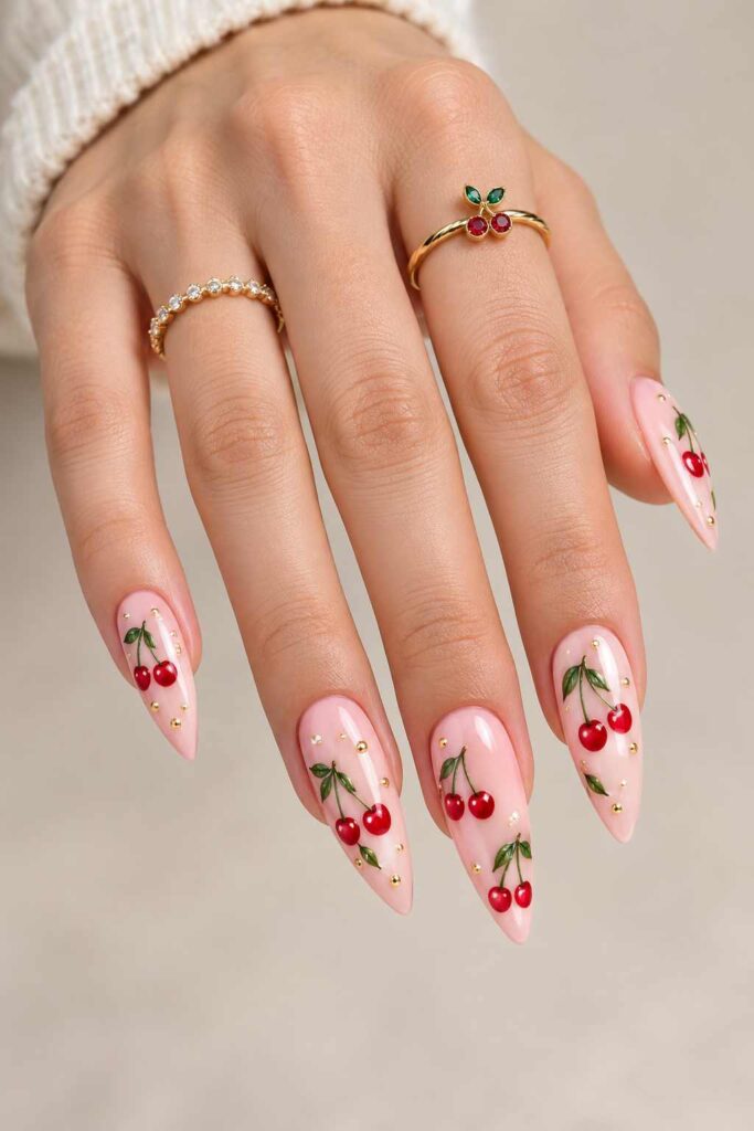 Cherry Nail Art