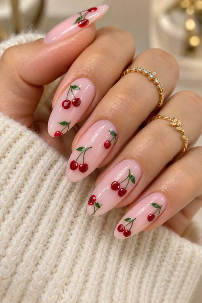 Cherry Nail Art