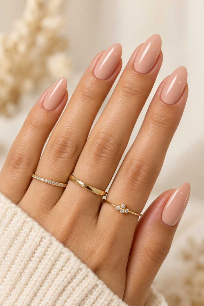 Classic Nude Gel Nails
