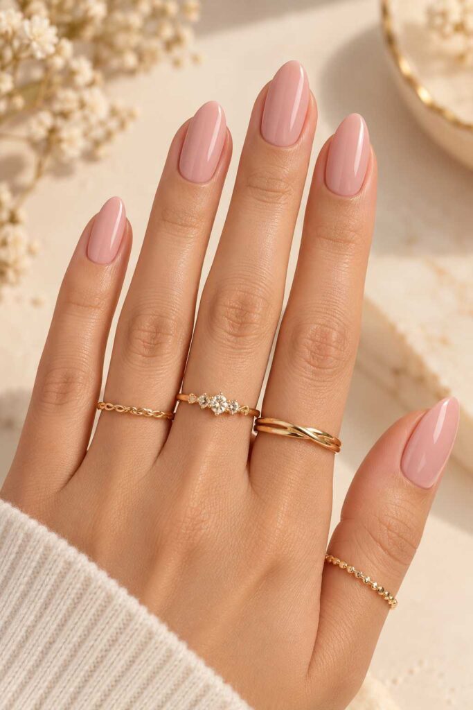 Classy Pink Nails