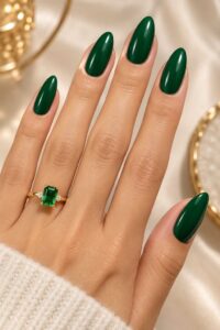 Emerald Green Nails