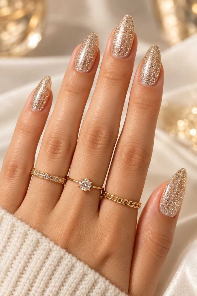 Glitter Gel Nails