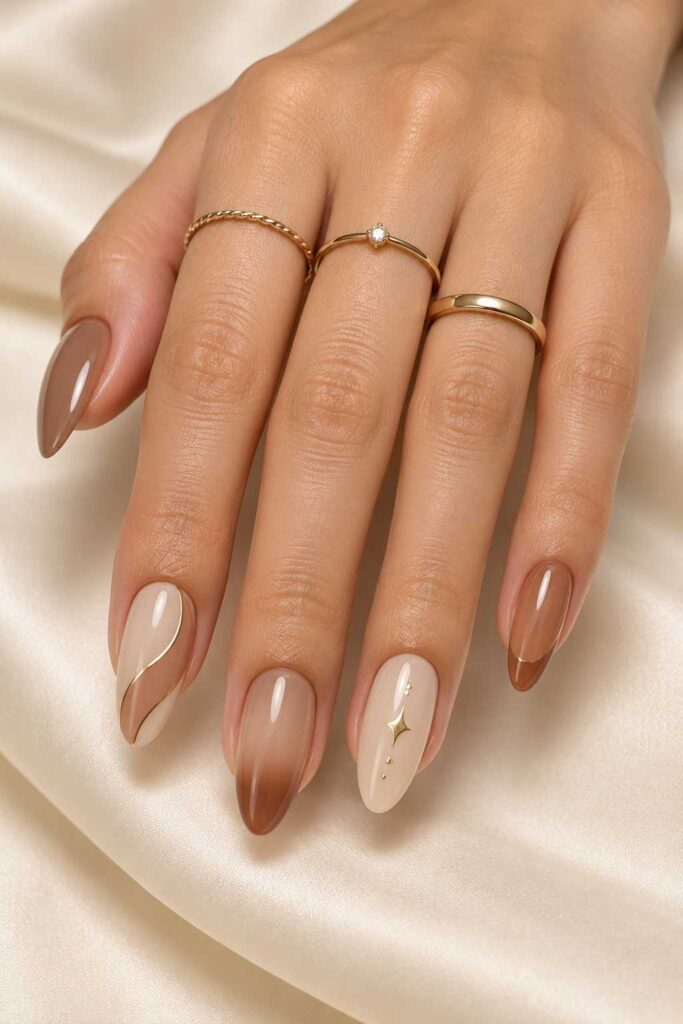 Iced Latte Nude Nails