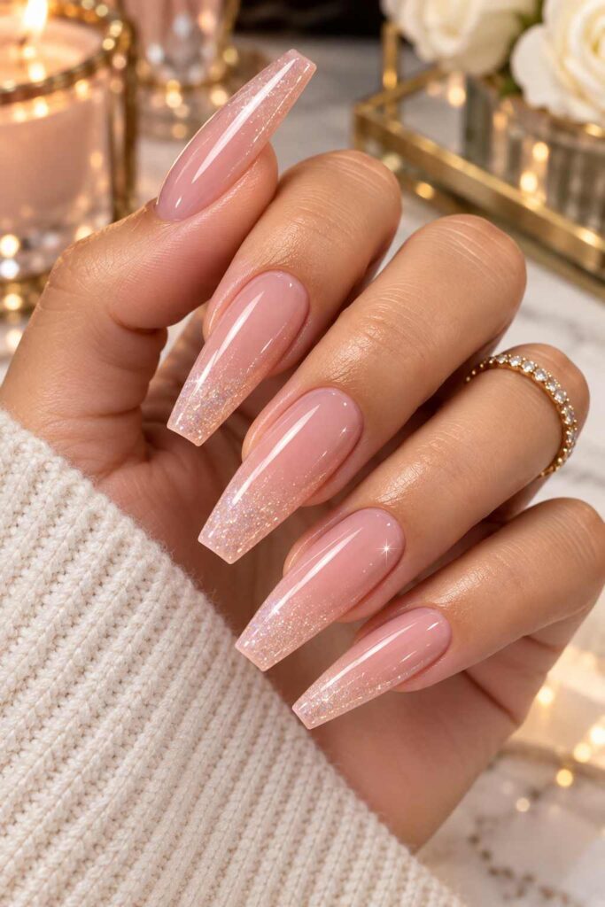 Long Coffin Nails