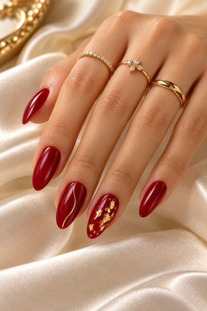 Luxury Red Nails
