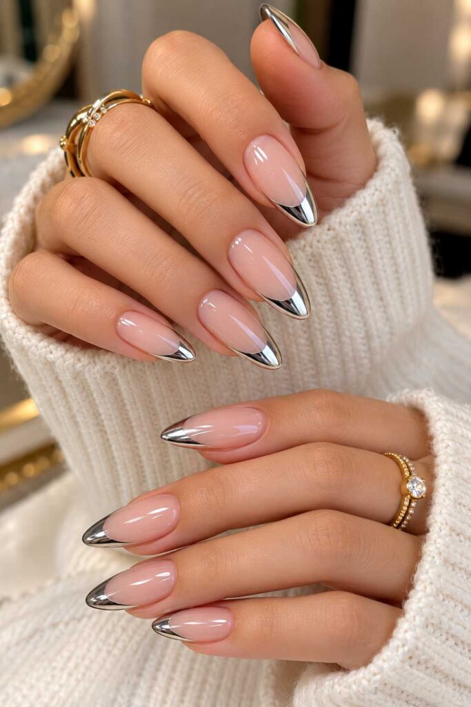 Metallic Silver Tips