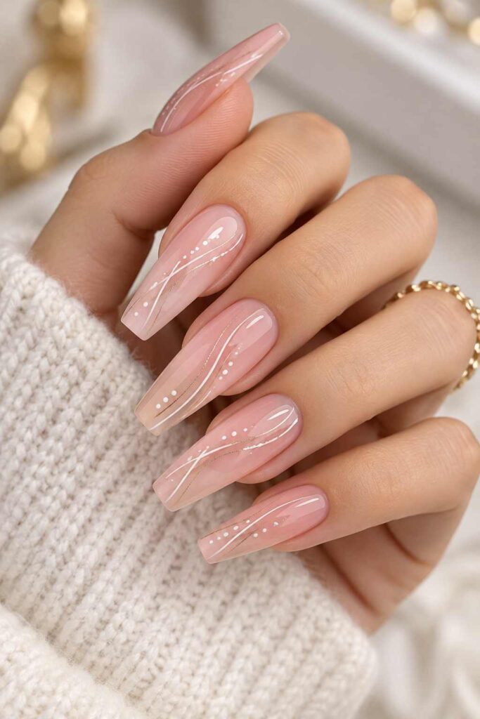 Minimalist Coffin Nails