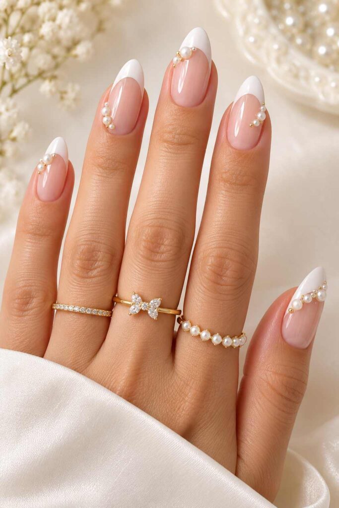 Pearl French Tips