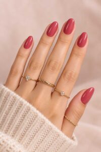 Rose Pink Nails