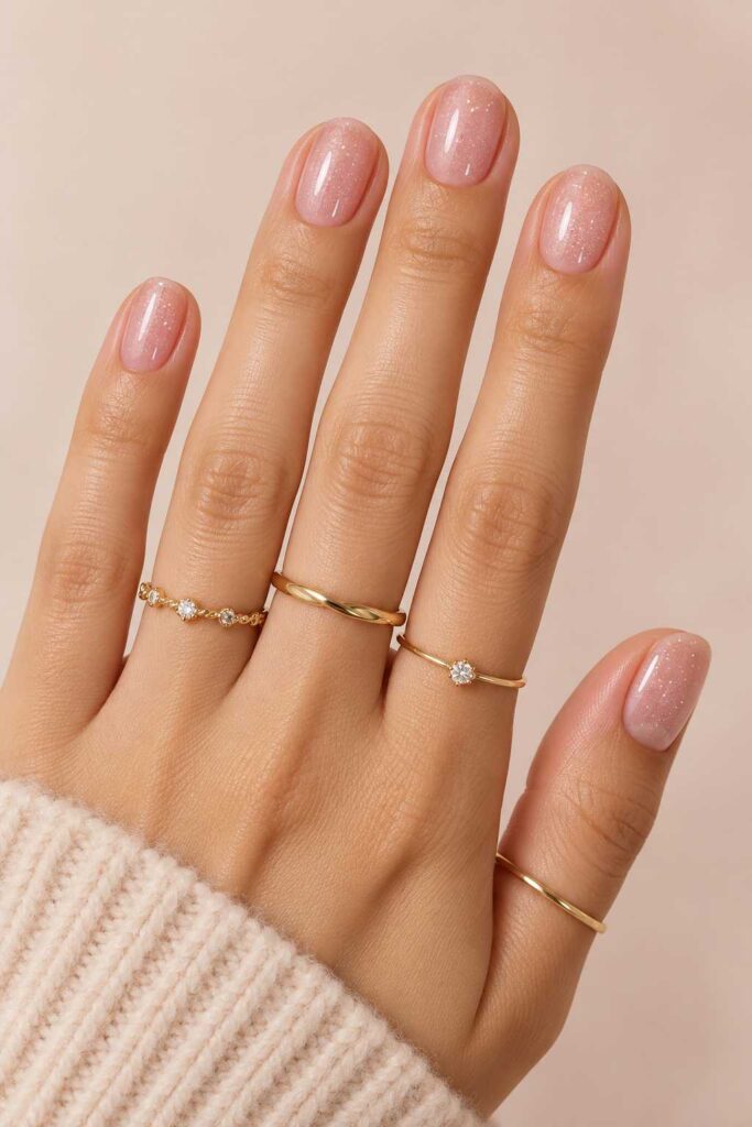 Soft Pink Shimmer