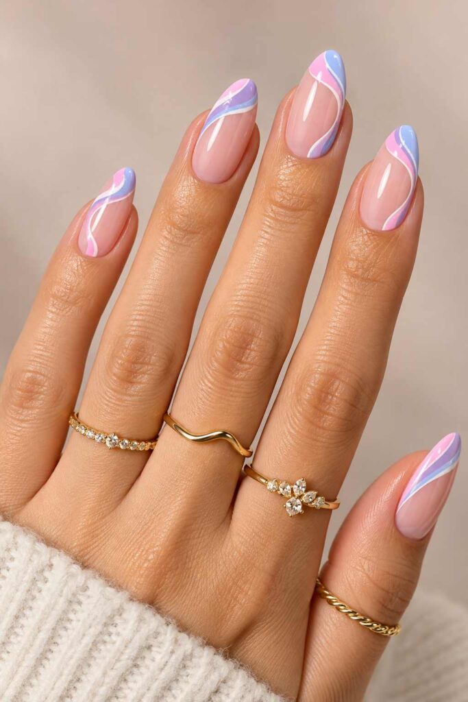 Swirl French Tips